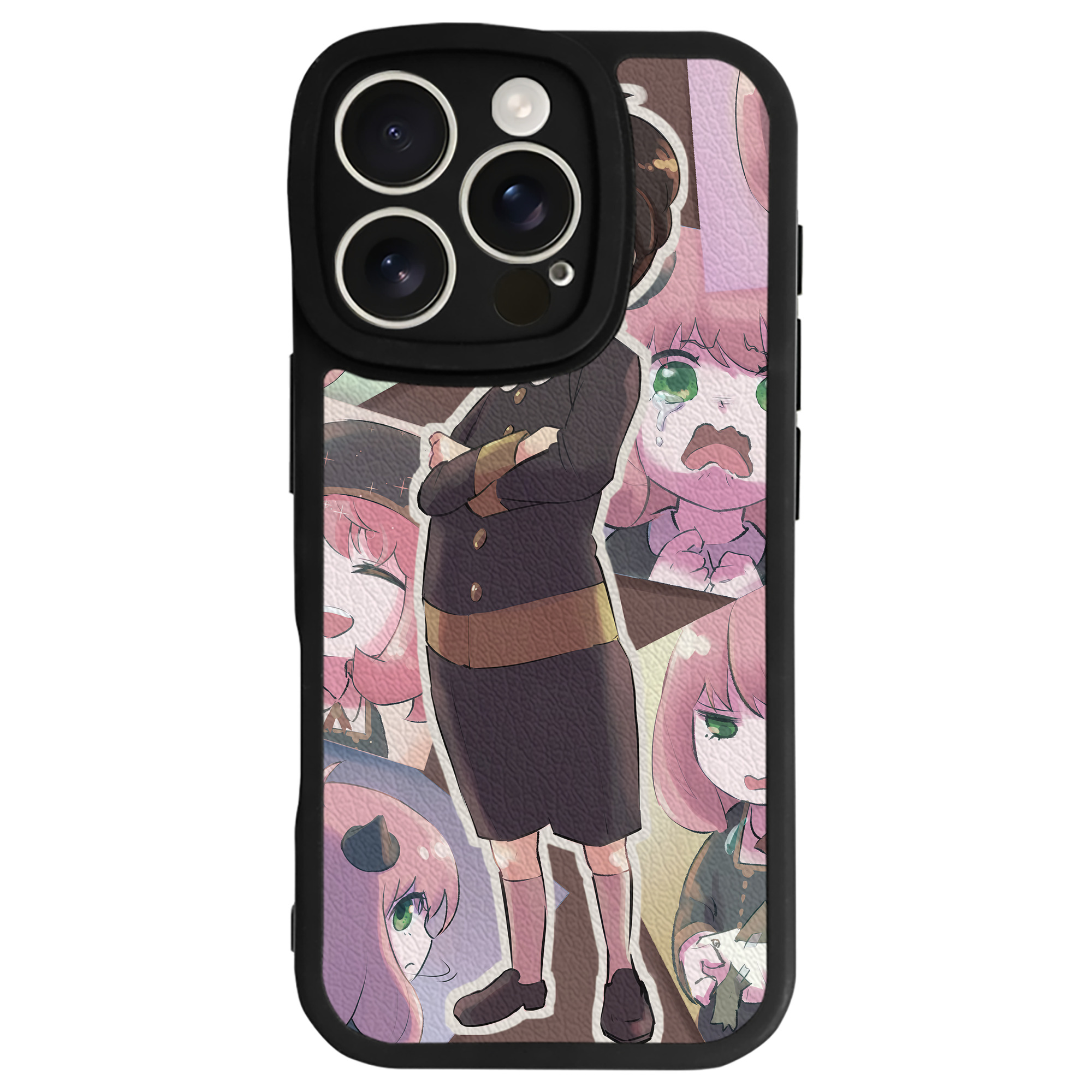 （画像用） SPY×FAMILY间谍家家酒 【iPhone 16シリーズ対応】シリコンスマホケース（レザー調） 材質：シリコン